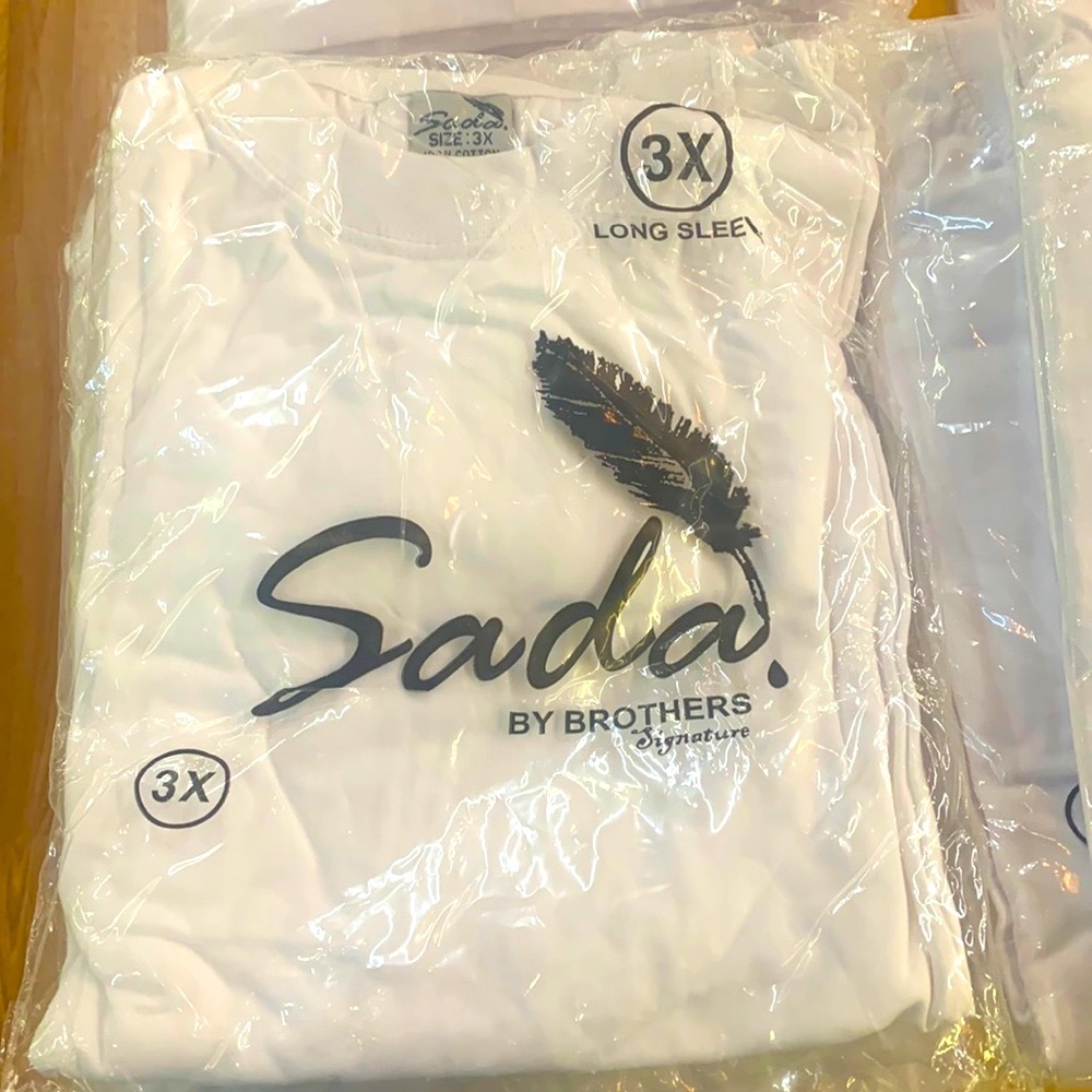SADA White Long Sleeve 3x